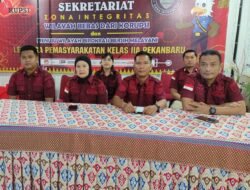 Lapas Pekanbaru Ikuti Zoom Terkait Pengumpulan Data Dukung RKT RB Triwulan I 2025
