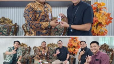 BRI Pasir Pangarayan Serahkan ID Card Brizzi Pegawai Lapas Pasir Pangarayan