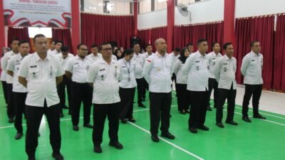 Lapas Pekanbaru Ikuti Apel Bersama dan Halal Bi Halal di Lingkungan Kemenko Imipas Kumham Secara Virtual