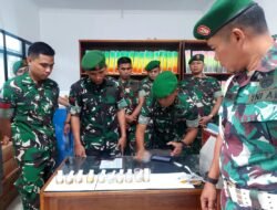Anggota Kodim 0320/Dumai Melaksanakan Cek Urine Terhadap Prajurit Usai Cuti Lebaran