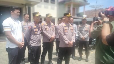 Kapolres Tebo Cek Pengamanan Ibadah Paskah di Gereja HKBP Wirotho Agung Resort Tebo