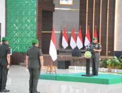 Danrem 031/WB Pimpin Sertijab Kepala Seksi Intelijen Kasrem 031/Wira Bima