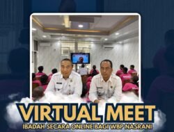 Ibadah Online Rabu: Bentuk Karakter Keimanan WBP Nasrani Lapas Pasir Pangarayan