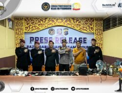 Lapas Pekanbaru Gandeng 570 Personel APH Gelar Razia Gabungan Wujudkan Zero Tolerance terhadap Narkoba dan Handphone