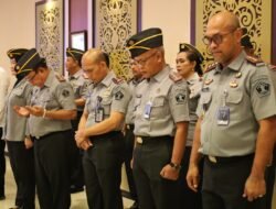 Kalapas Pekanbaru Hadiri Pengambilan Sumpah Jabatan dan Pelantikan Pejabat Manajerial di Lingkungan Kanwil Ditjenpas Riau