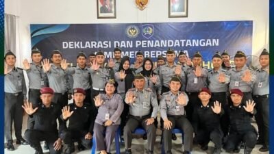 Rutan Siak Gelar Deklarasi Komitmen Bersama Teguhkan Langkah Bebas dari Narkoba dan Telepon Genggam