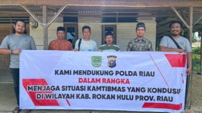 Subdit Politik Dit Intelkam Polda Riau, Gencar Lakukan Sosialisasi dan Kamtibmas di Kab. Rohul