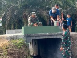 Jalur Utama Kembali Terbuka, Warga Bukit Kayu Kapur Apresiasi TMMD ke-124 Kodim 0320/Dumai