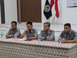 Kuatkan Tupoksi, Kepala KPLP Lapas Pekanbaru Perdana Pimpin Rapat Pengamanan