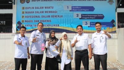 Berikan Layanan Makanan dan Minuman Terbaik Bagi Warga Binaan, Dinkes Kota Pekanbaru Perpanjang Sertifikat Laik Hygiene Dapur Lapas Pekanbaru