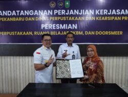 Kakanwil Ditjenpas Riau Resmikan Perpustakaan, Ruang PKBM, dan Doorsmeer di Rutan Pekanbaru