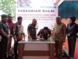 Tinjau Langsung Aktifitas Perkantoran/Pelayanan, Peresmian Balai Rehab & Rumah RJ Menjadi Agenda Utama Kajati Riau Saat Kunker Ke Kejari Rohul