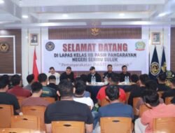 Kuatkan Tupoksi, Ka. KPLP Lapas Pasir Pangarayan Gelar Rapat Jajaran Regu Pengamanan