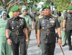 Sertijab kodim 0321/ Rohil Serta Pengarahan Danrem 031/Wira Bima