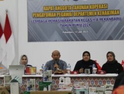 Wujud Pertanggungjawaban, Koperasi Lapas Pekanbaru Gelar Rapat Anggota Tahunan