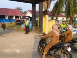 Peduli Keselamatan Pelajar, Polres Tebo dan Polsek Jajaran Edukasi Keselamatan Berlalu Lintas