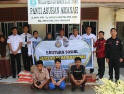 Lapas Kelas IIA Pekanbaru Gelar Baksos di 2 Panti Asuhan