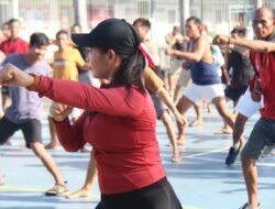 Tiga Instruktur Pimpin Senam Pagi, WBP Lapas Pekanbaru Tingkatkan Kebugaran dan Kesehatan Mental