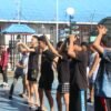 Warga Binaan Antusias Ikuti Senam Bersama di Lapas Kelas IIA Pekanbaru