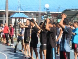 Warga Binaan Antusias Ikuti Senam Bersama di Lapas Kelas IIA Pekanbaru