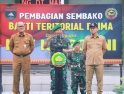 Peduli Rakyat Korem 031/WB Salurkan Bantuan 500 Paket Sembako HUT Ke – 80 TNI