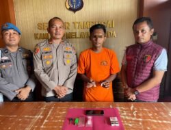 Miliki 2,06 Gram Sabu, Seorang Pengedar Ditangkap Polsek Tambusai di Parkiran Puskesmas