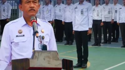 Peringati Hari Kesaktian  Pancasila, Kakanwil Ditjenpas Riau Pimpin Upacra di Rutan Kelas IIB Dumai