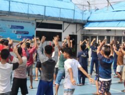 Bangkitkan Energi Positif Melalui Senam Pagi di Lapas Kelas IIA Pekanbaru