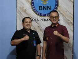 Bangun Sinergi dan Komitmen Bersama, Kepala Lapas Kelas IIA Pekanbaru Sambangi BNN Kota Pekanbaru