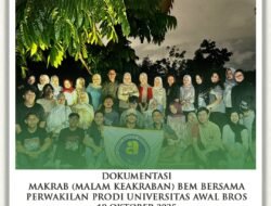 Hangatnya Kebersamaan: BEM Universitas Awal Bros Gelar Makrab 2025 untuk Mempererat Tali Persaudaraan Mahasiswa