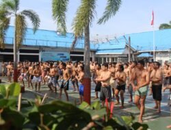 Bangun Semangat Hidup Sehat Bagi Warga Binaan, Lapas Pekanbaru Rutin Adakan Senam Bersama