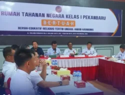 Kanwil Ditjenpas Riau Hadiri Exit Meeting BPK Bersama Seluruh Jajaran UPT IMIPAS se-Riau