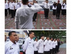 Apel Pagi Pegawai Rutan Pekanbaru: Karutan Tekankan Disiplin, Kesehatan, dan Kewaspadaan