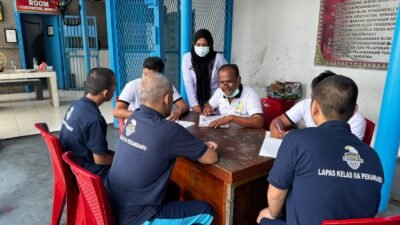 Tingkatkan Kesadaran Hidup Sehat, Lapas Kelas IIA Pekanbaru Gelar Penyuluhan PHBS bagi Warga Binaan