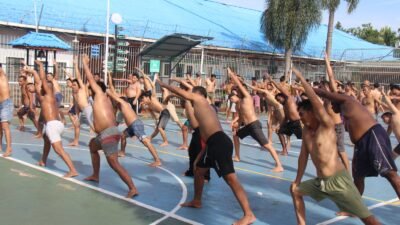Lapas Kelas IIA Pekanbaru Hidupkan Semangat WBP Lewat Senam Pagi