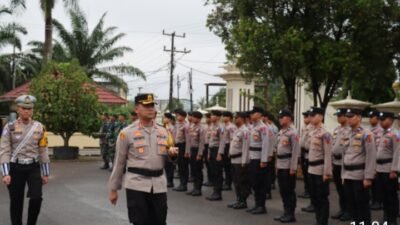 Gelar Apel Operasi Zebra 2025,, Polres Tebo : Wujudkan Kamseltibcarlantas dan Tingkatkan Pelayanan kepada Masyarakat