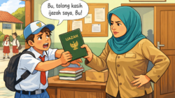 Alumni Siswa(R) Putih Global 1 Bekasi masih menunggu Izajah yang di tahan