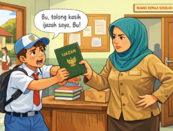 Alumni Siswa(R) Putih Global 1 Bekasi masih menunggu Izajah yang di tahan