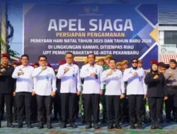 Apel Siaga Nataru, Kanwil Ditjenpas Riau Fokuskan Penguatan Keamanan dan Ketertiban