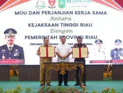 Kejati Riau Lakukan Penandatanganan MOU Bersama Pemvrop Riau