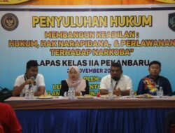 LBH Keadilan Negeri Junjungan Bengkalis Berikan Penyuluhan Hukum Bagi WBP Lapas Pekanbaru