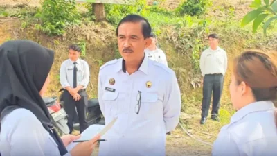 Kakanwil Ditjenpas Riau Melaksanakan Pemantauan Langsung Lahan Jelang Panen Raya Serentak