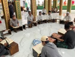 Bangun Akhlak dan Ketakwaan, Warga Binaan Lapas Kelas IIA Pekanbaru Ikuti Pengajian Rutin