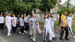 Konsisten Jaga Kebugaran dan Tingkatkan Keakraban Antar Petugas, Lapas Pekanbaru Gelar Giat Jalan Santai