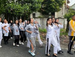 Konsisten Jaga Kebugaran dan Tingkatkan Keakraban Antar Petugas, Lapas Pekanbaru Gelar Giat Jalan Santai