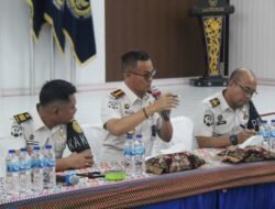 Rapat Pengamanan Lapas Pekanbaru Bahas Strategi Deteksi Dini Cegah Barang Terlarang
