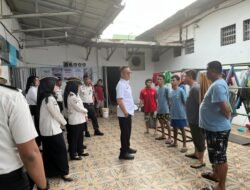 Kalapas Pekanbaru Blusukan Bertajuk Waksabi, Perkuat Pengawasan dan Teguhkan Komitmen Pembinaan Warga Binaan