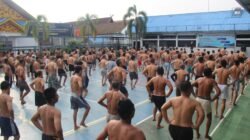 Tak Hanya Berikan Pembinaan Mental, Lapas Pekanbaru Dorong Warga Binaan Hidup Sehat Lewat Senam Pagi