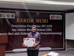 Lapas Pekanbaru Turut Andil Dalam Aksi Nasional Raih Rekor MURI Penyuluhan HIV/AIDS dan IMS