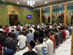 Tarawih Jadi Penyejuk Hati Warga Binaan Lapas Pekanbaru di Malam Pertama Ramadhan